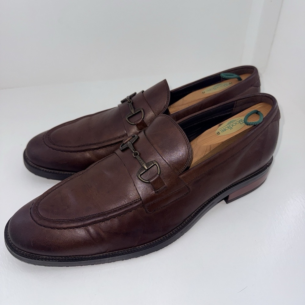 Cole Haan Modern Essentials Bit Loafers Mens 11.5 M Habana Brown Leather C35100